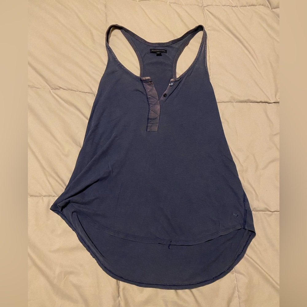 American Eagle outfitters Henley racer back tank top. Size medium.